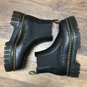 Dr. Martens Black Audrick platform Chelsea Boots 8